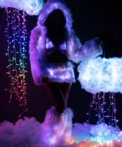 J. Valentine Furry Light Up Leg Warmers