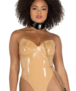 Roma Costume Chain Leash Choker