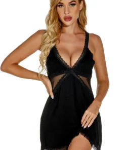 3WISHES Cut Out Chemise Lingerie