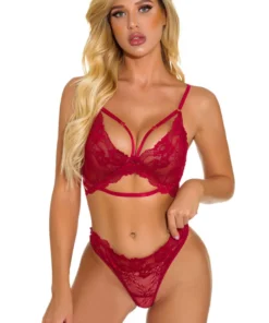 3WISHES Lacy Cage Bra Set 17 3WISHES Lacy Cage Bra Set