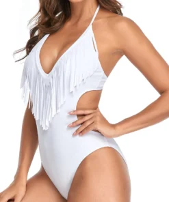 3WISHES Sexy Swimwear On The Fringe Bathing Suit
