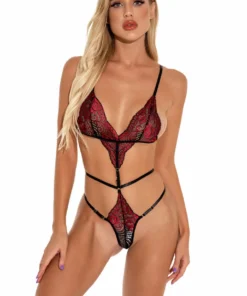 3WISHES Lingerie Skimpy Lace Teddy 7 3WISHES Lingerie Skimpy Lace Teddy
