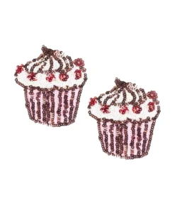 3WISHES Glitter Cupcake Pasties Lingerie