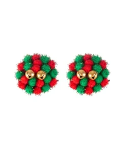 3WISHES Christmas Pom Pom Pasties Lingerie