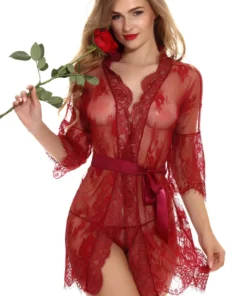 3WISHES Rosy Red Robe