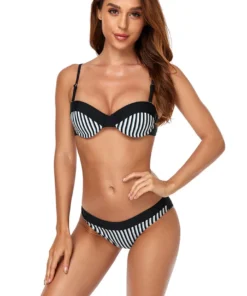 3WISHES Sexy Swimwear Sassy In Stripes Bikini