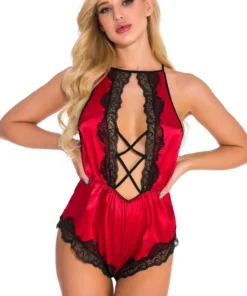 3WISHES Satin Desires Romper