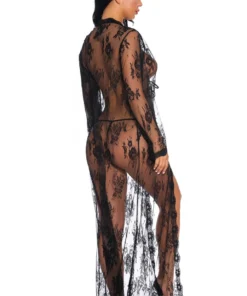 3WISHES Long Lace Flyaway Robe 23 3WISHES Long Lace Flyaway Robe