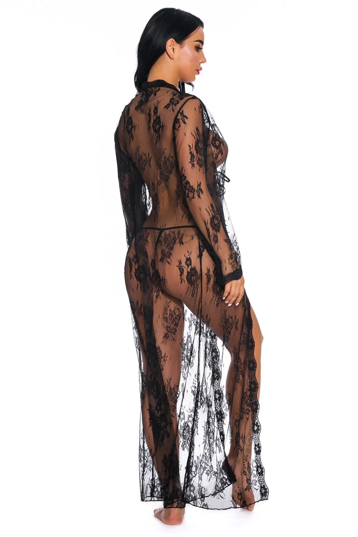 3WISHES Long Lace Flyaway Robe 12 3WISHES Long Lace Flyaway Robe