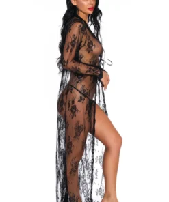 3WISHES Long Lace Flyaway Robe 16 3WISHES Long Lace Flyaway Robe