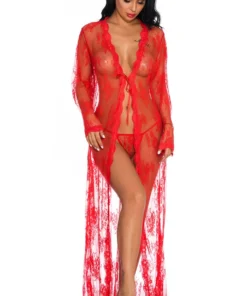 3WISHES Long Lace Flyaway Robe 17 3WISHES Long Lace Flyaway Robe