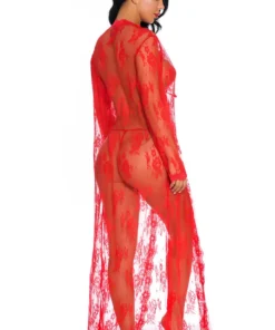 3WISHES Long Lace Flyaway Robe 21 3WISHES Long Lace Flyaway Robe