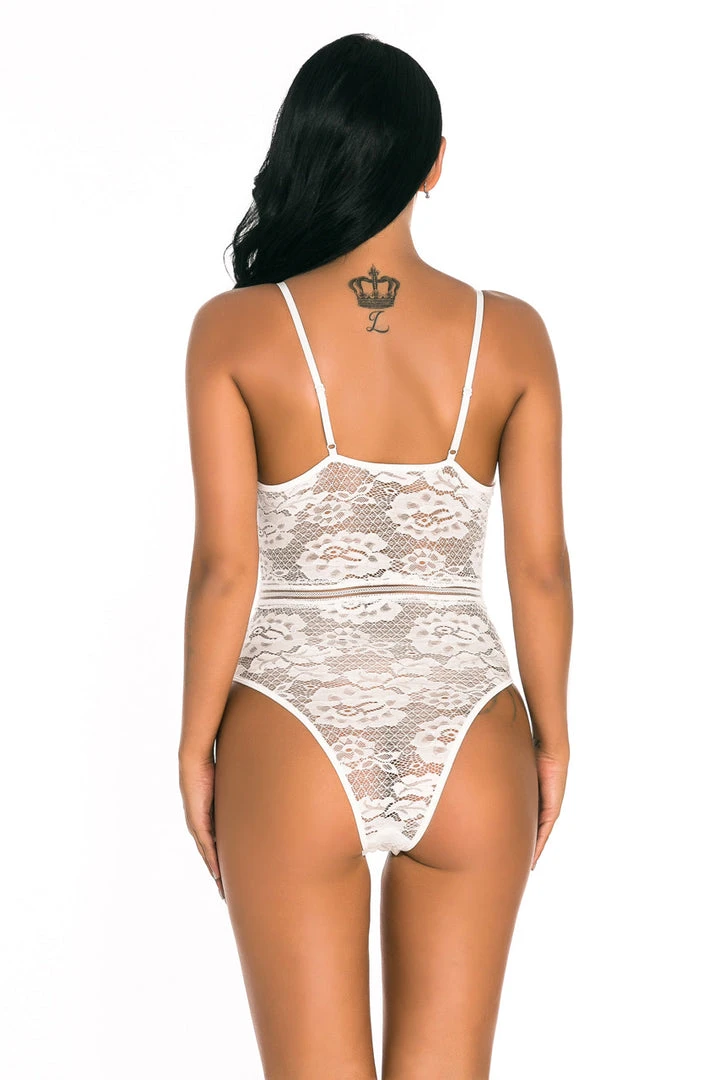 3WISHES Patterned Lace Lingerie Teddy 6 3WISHES Patterned Lace Lingerie Teddy