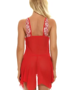 3WISHES Holiday Hottie Babydoll 11 3WISHES Holiday Hottie Babydoll