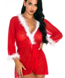 3WISHES Robes Sexy Santa Robe 9 3WISHES Robes Sexy Santa Robe