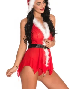 3WISHES Hooded Santa Lingerie Babydoll Babydoll Lingerie 12 3WISHES Hooded Santa Lingerie Babydoll Babydoll Lingerie