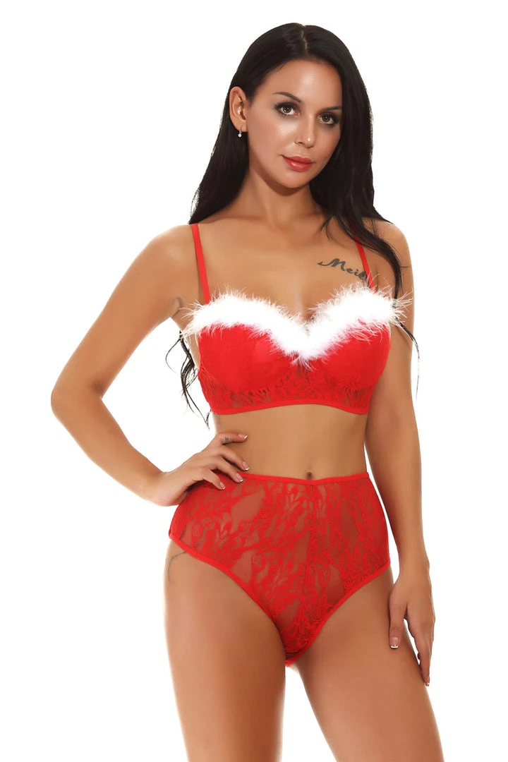 3WISHES Claus' Cutie Bra Set 5 3WISHES Claus' Cutie Bra Set
