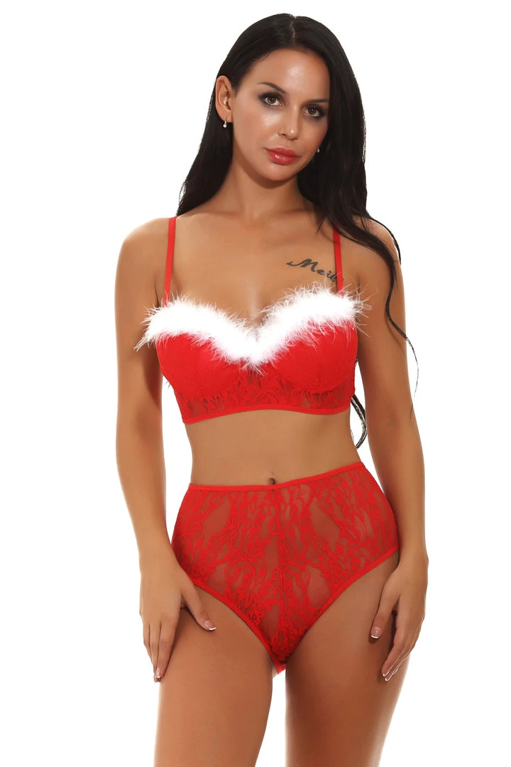 3WISHES Claus' Cutie Bra Set 6 3WISHES Claus' Cutie Bra Set