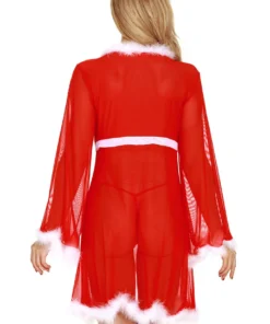3WISHES Christmas Eve Robe Lingerie 10 3WISHES Christmas Eve Robe Lingerie
