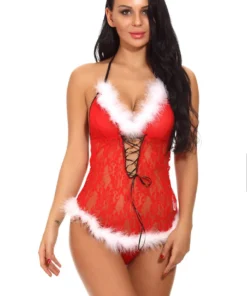 3WISHES Christmas Wish Teddy Teddy Lingerie