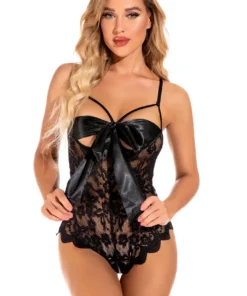 3WISHES Bow Front Bodysuit Lingerie 18 3WISHES Bow Front Bodysuit Lingerie