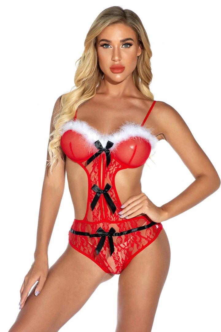 3WISHES Unwrapped Teddy Lingerie 4 3WISHES Unwrapped Teddy Lingerie