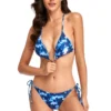 3WISHES Blue Bombshell Bikini Sexy Swimwear