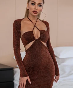 3WISHES Clothing Red Ribbed Dress And Shrug 6 3WISHES Clothing Red Ribbed Dress And Shrug