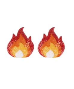 3WISHES Glitter Flame Pasties Lingerie