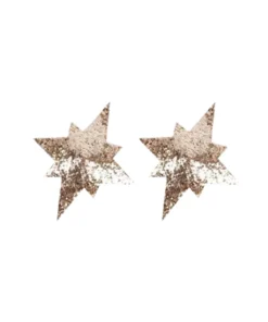 3WISHES Golden Star Pasties Lingerie